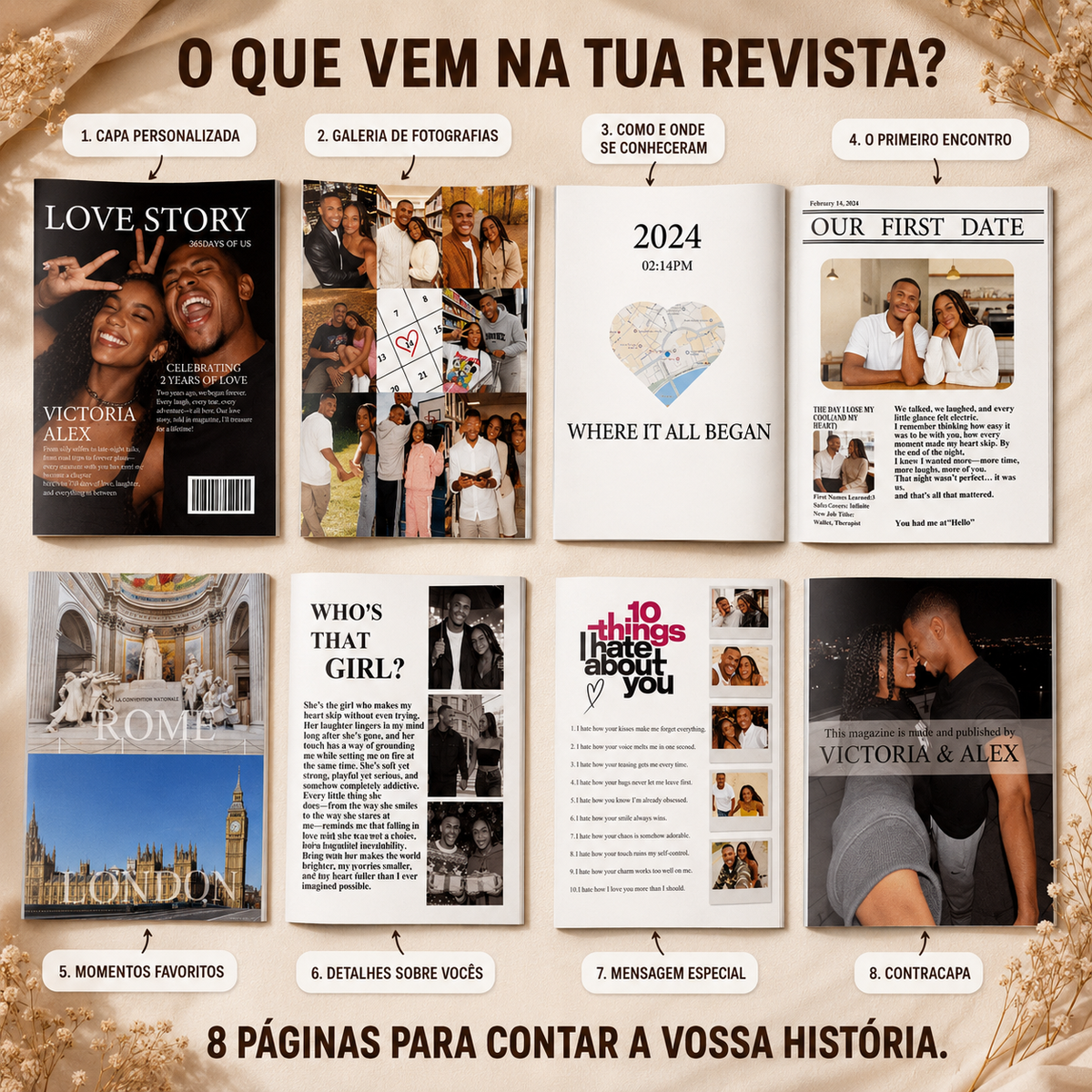 Revista Love Story Personalizada