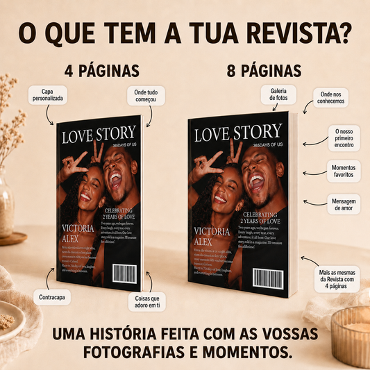 Revista Love Story Personalizada