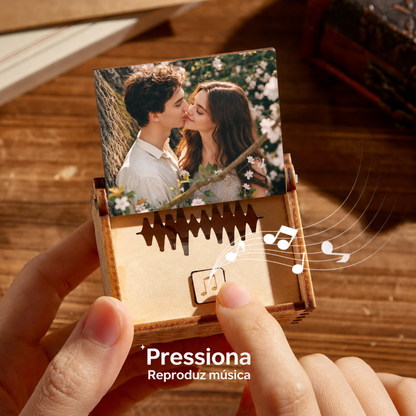 Caixa de Música Personalizada com Fotografia