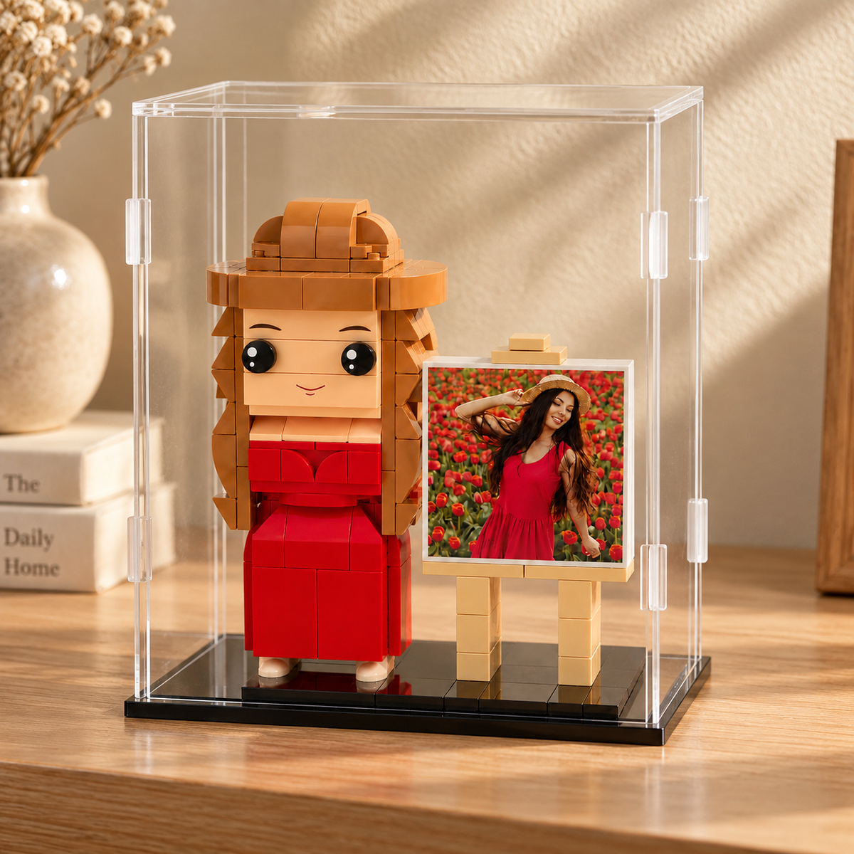 Caixa de Proteção em Acrílico para Figura Personalizada