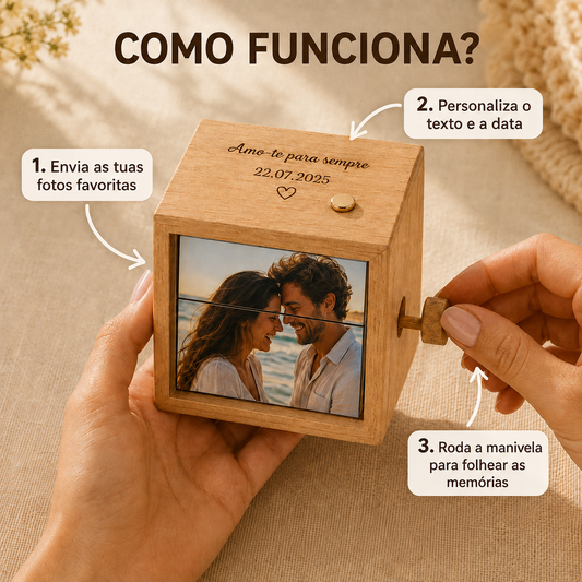 Flipbook de Memórias Personalizado
