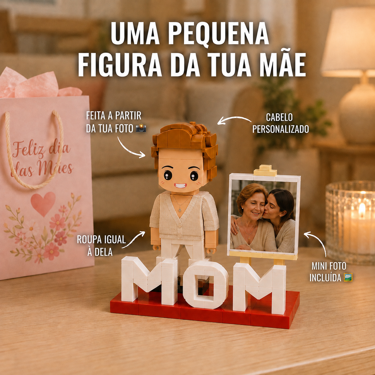 Figura Personalizada para Mãe