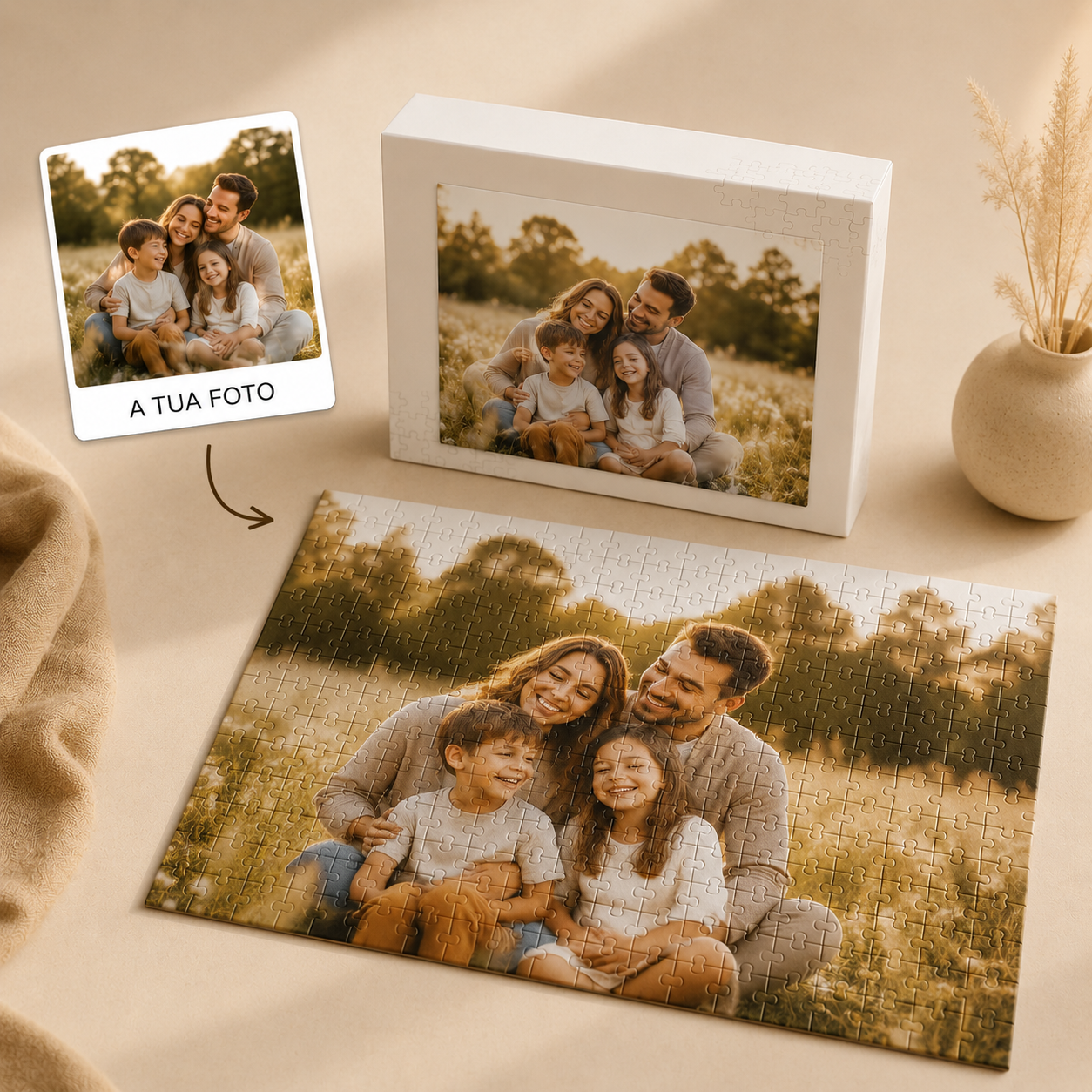 Puzzle Personalizado com Fotografia