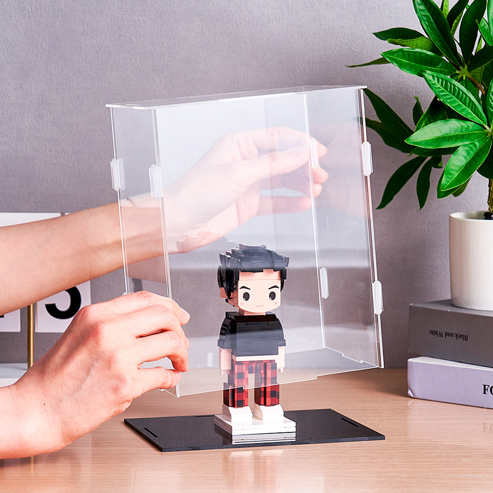 Caixa de Proteção em Acrílico para Figura Personalizada