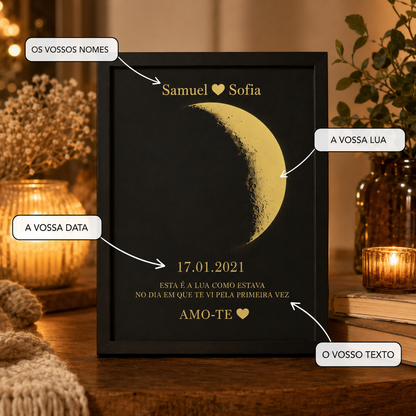 Quadro com Uma Fase da Lua