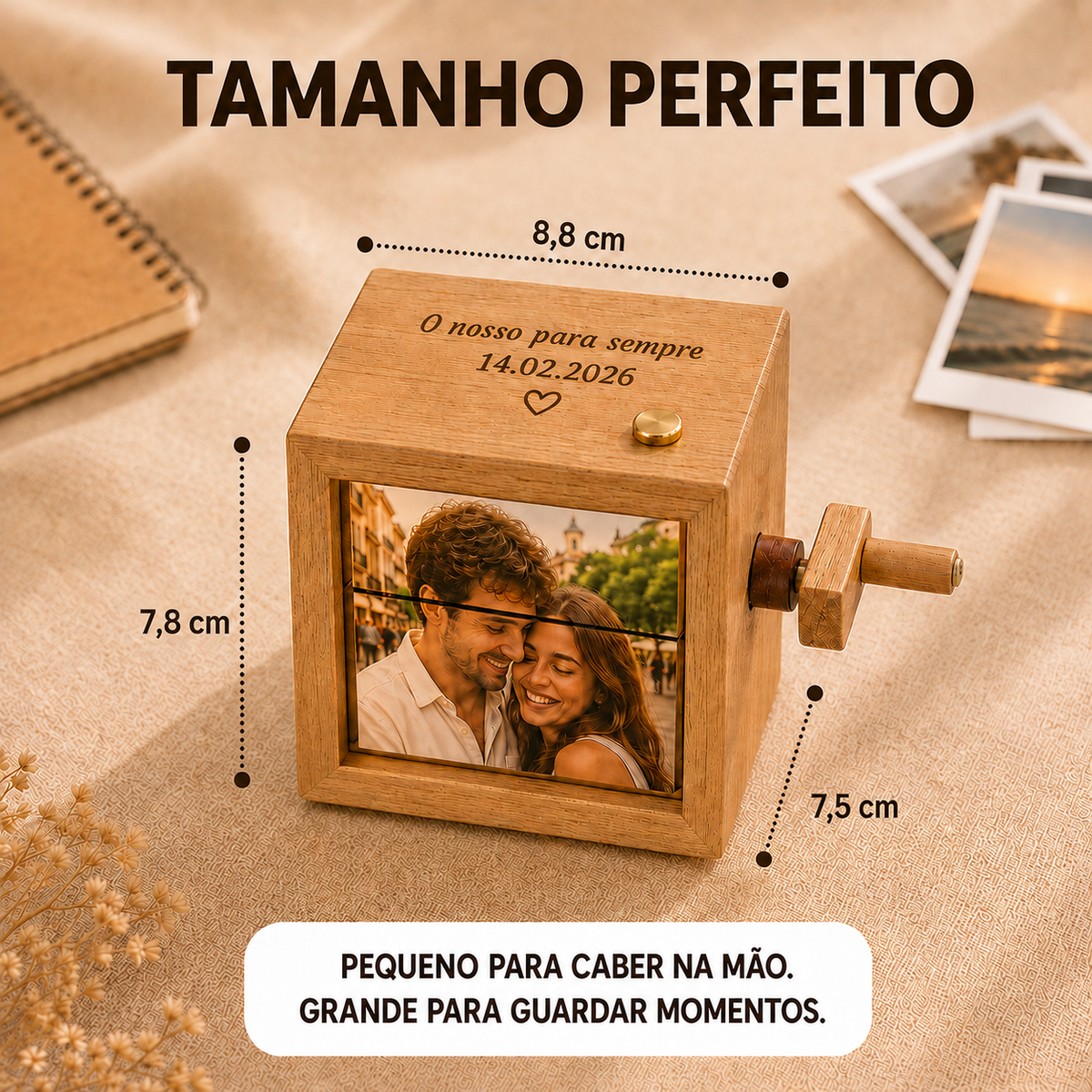 Flipbook de Memórias Personalizado