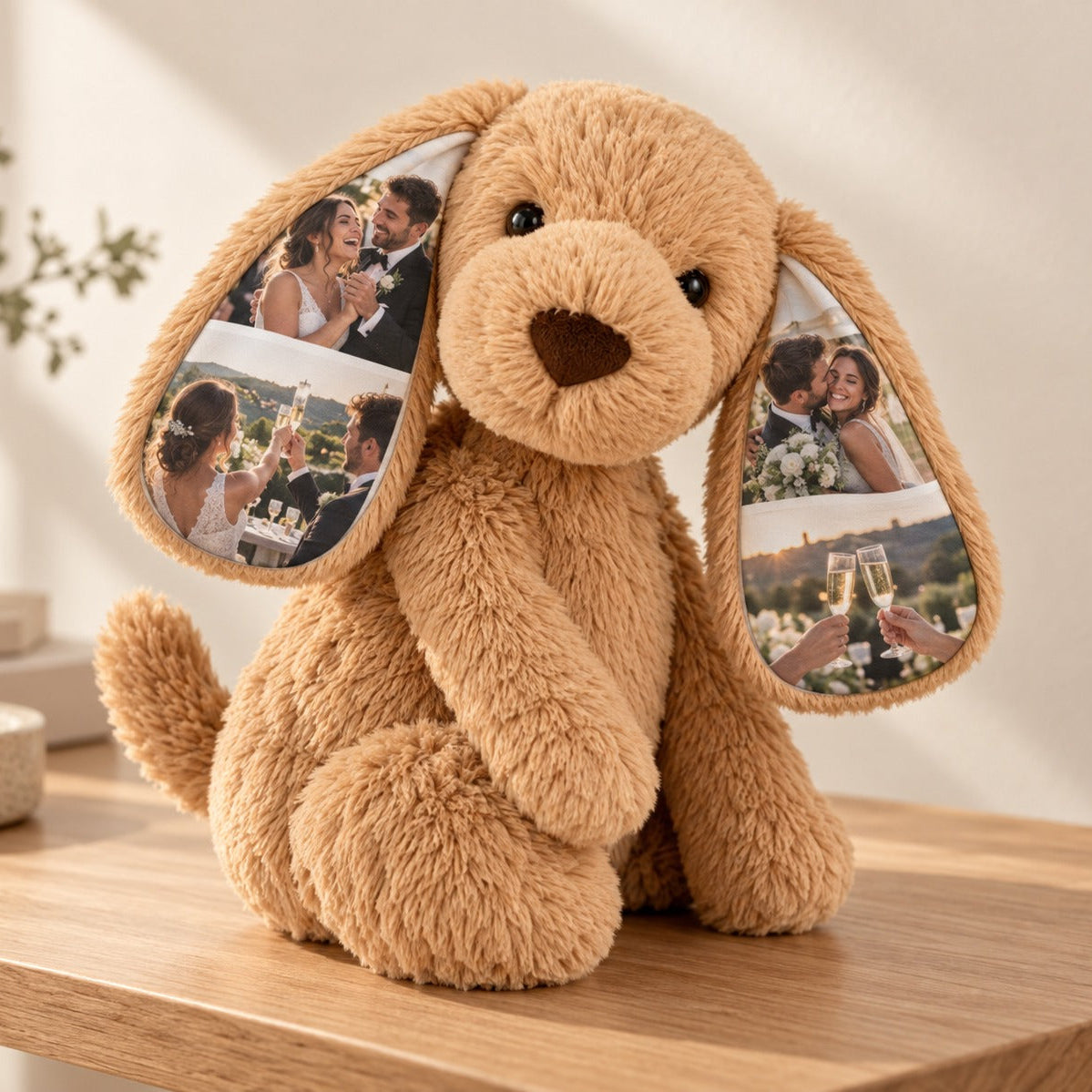 Peluche de Cão Personalizado com Fotografias
