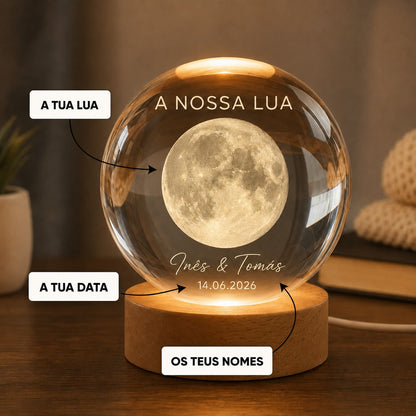 Candeeiro Lua Personalizado