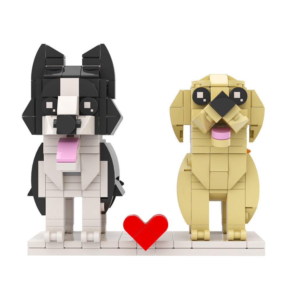 Figuras Personalizadas de Dois Cães